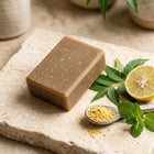 Nivam Neem & Tulsi Bar with neem, tulsi and lemon peel powder