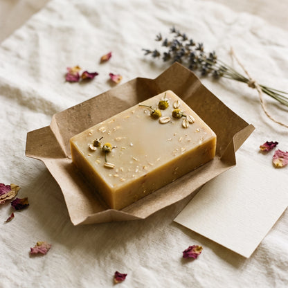 nivam oat honey calm bar soap packaging
