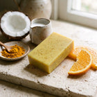 Nivam Turmeric & Coconut Milk Glow Bar with turmeric, coconut and orange
